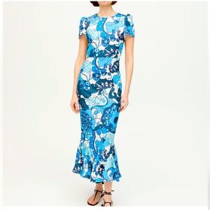 Rhode Lulani Abstract Print Maxi‎ dress 2
